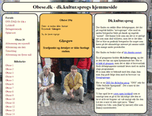Tablet Screenshot of obese.dk